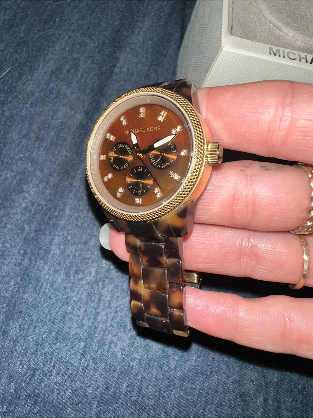 Michael Kors Jet Set Tortoiseshell Watch